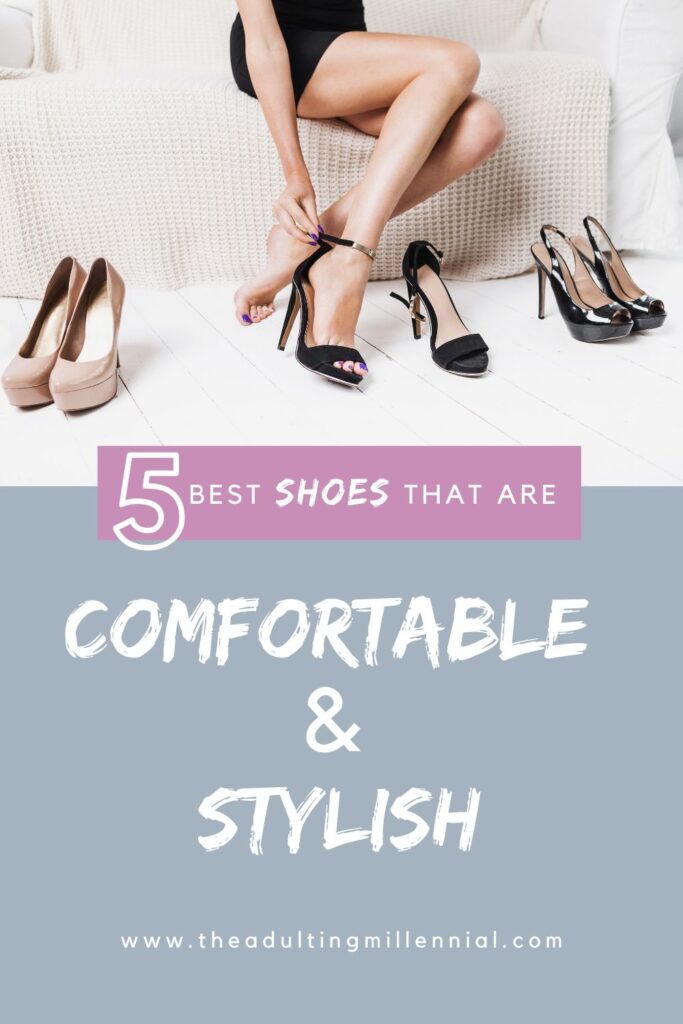 pinterest pin image 5 best comfortable shoes that are comfortable and stylish for women workwear professional